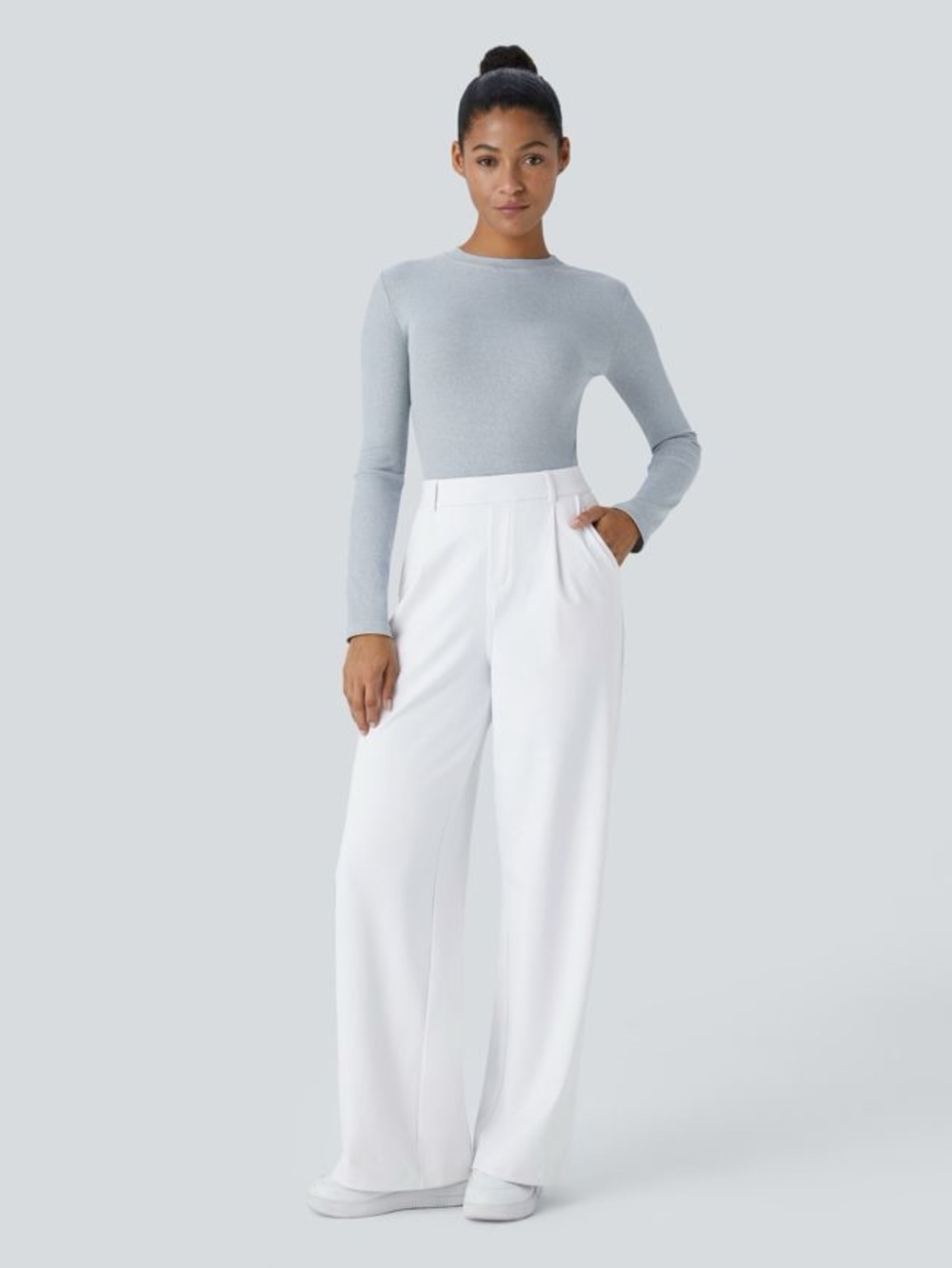 Halara Flex DayStretch High Waisted Pocket Straight Leg Work Pant Size XS Petite